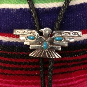 Native American Thunderbird Bolo Tie